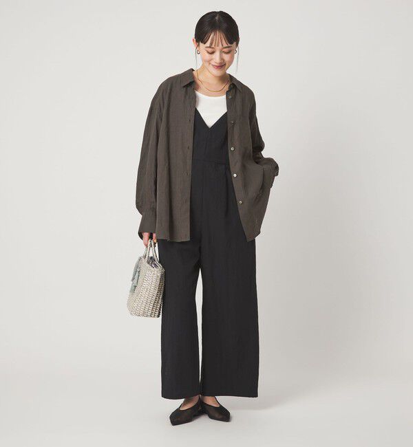 UNITED ARROWS green label relaxing「［size SHORTあり］リネン2WAYシャツ」|シャツ・ブラウス|