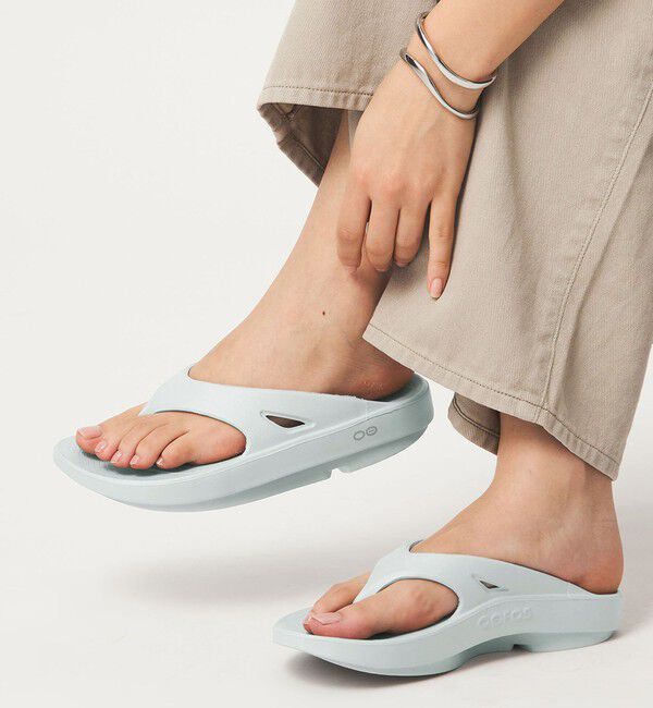 UNITED ARROWS green label relaxing「【WEB限定】＜OOFOS＞OOriginal / オリジナル」|サンダル|LT.GRAY