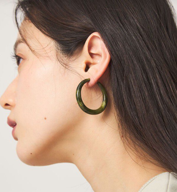 UNITED ARROWS green label relaxing「フープ イヤリング」|イヤリング|DK.GREEN