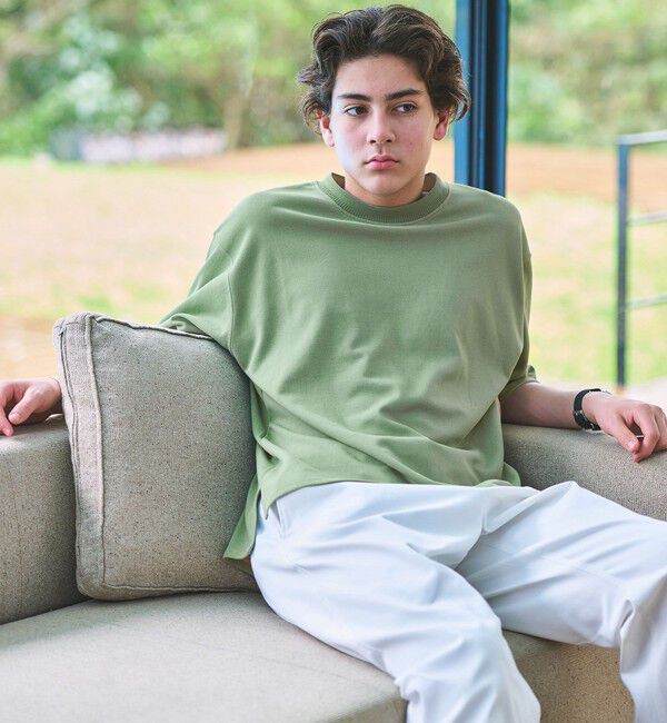UNITED ARROWS green label relaxing「ダブルフェイス クルーネック 半袖 Tシャツ カットソー -吸水速乾・抗菌-」|Tシャツ・カットソー|