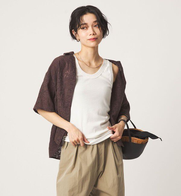 UNITED ARROWS green label relaxing「＜gicipi＞VANADIO タンクトップ」|タンクトップ|OFF WHITE