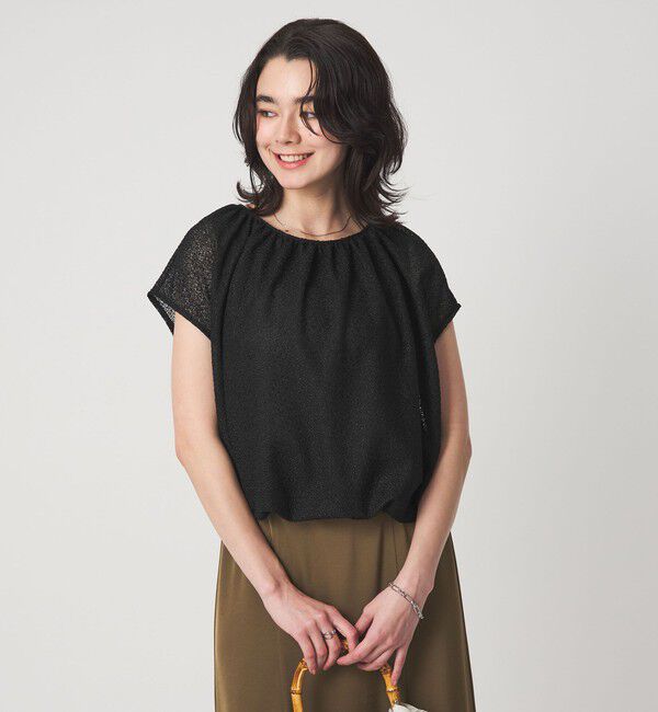 UNITED ARROWS green label relaxing「ラッセルレース スソバルーン カットソー」|Tシャツ・カットソー|