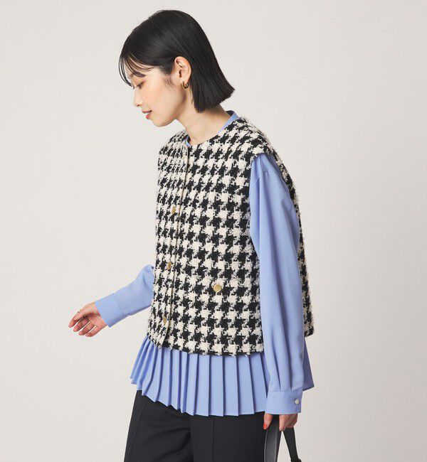 UNITED ARROWS green label relaxing「［size SHORTあり］スソ プリーツ シャツ マシンウォッシャブル 吸水速乾」|シャツ・ブラウス|