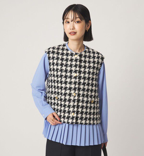 UNITED ARROWS green label relaxing「［size SHORTあり］スソ プリーツ シャツ マシンウォッシャブル 吸水速乾」|シャツ・ブラウス|