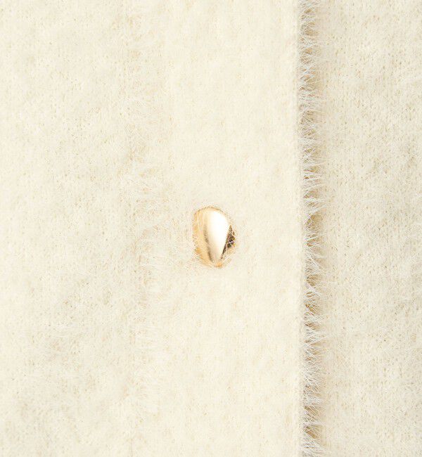 UNITED ARROWS green label relaxing「フラッフフェザー 2WAY フレンチスリーブ ニット」|ニット・セーター|