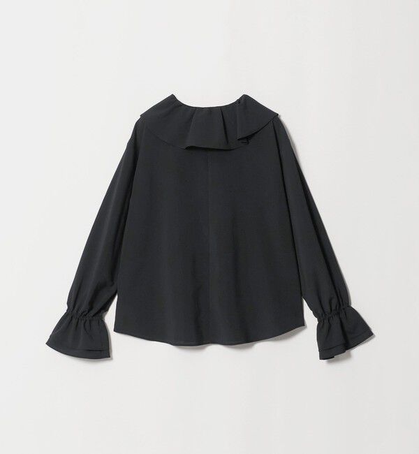 UNITED ARROWS green label relaxing「フリルカラー ブラウス マシンウォッシャブル 吸水速乾」|シャツ・ブラウス|
