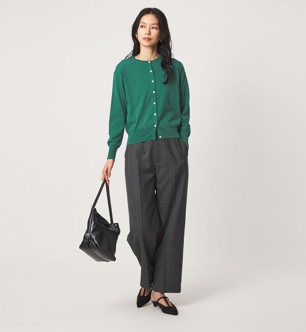 UNITED ARROWS green label relaxing「＜1_OF MINE＞クルーネック ニット カーディガン マシンウォッシャブル」|カーディガン|