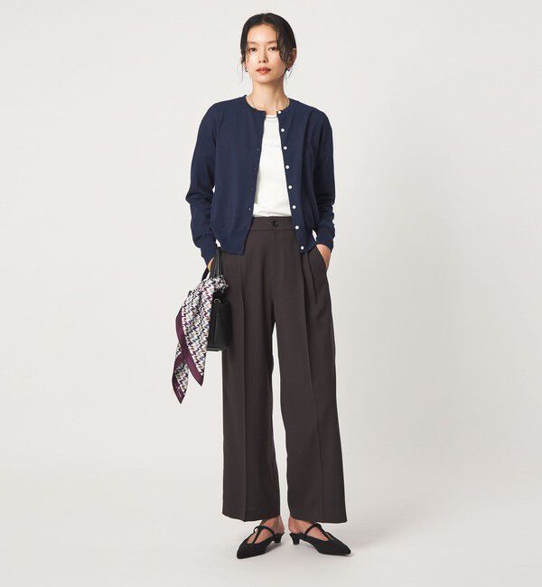 UNITED ARROWS green label relaxing「＜1_OF MINE＞クルーネック ニット カーディガン マシンウォッシャブル」|カーディガン|