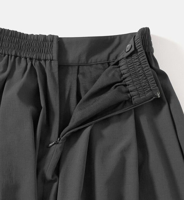 UNITED ARROWS green label relaxing「Breeze Cool タック スカート 2 マシンウォッシャブル 通気性 UVカット」|フレア|