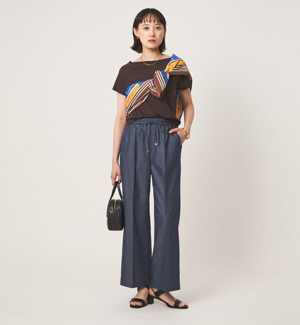 UNITED ARROWS green label relaxing「［size SHORT/TALLあり］ライト デニム ニーハイフレア パンツ 2」|その他|