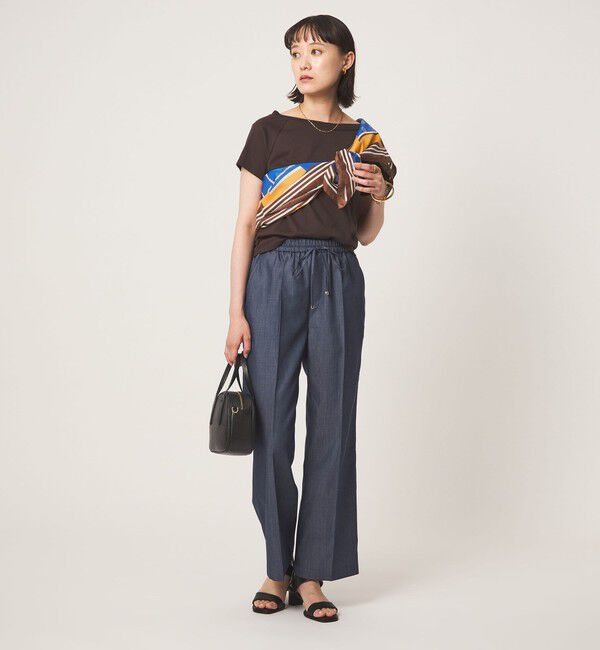 UNITED ARROWS green label relaxing「［size SHORT/TALLあり］ライト デニム ニーハイフレア パンツ 2」|その他|