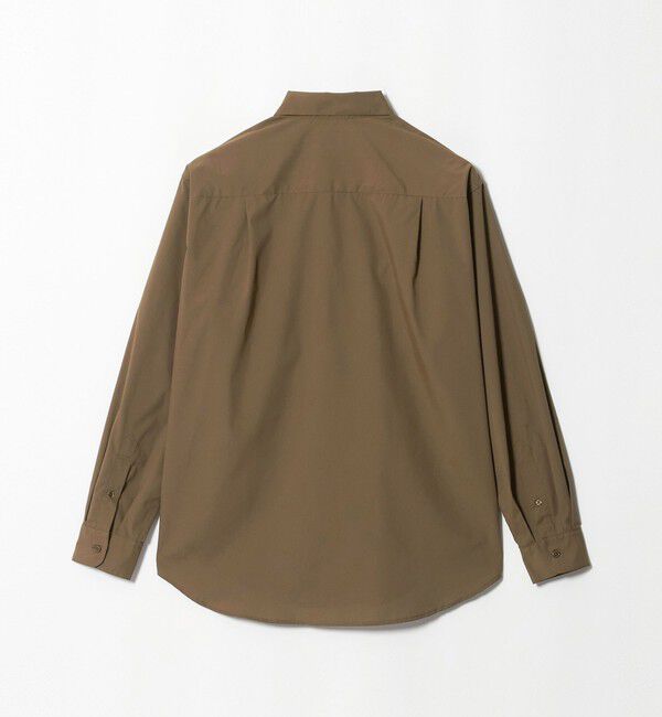 UNITED ARROWS green label relaxing「【WEB限定】JUST fit コットンライク リラックス シルエット 長袖 シャツ」|シャツ・ブラウス|