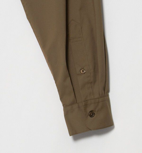 UNITED ARROWS green label relaxing「【WEB限定】JUST fit コットンライク リラックス シルエット 長袖 シャツ」|シャツ・ブラウス|