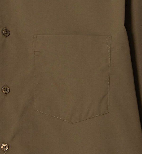 UNITED ARROWS green label relaxing「【WEB限定】JUST fit コットンライク リラックス シルエット 長袖 シャツ」|シャツ・ブラウス|