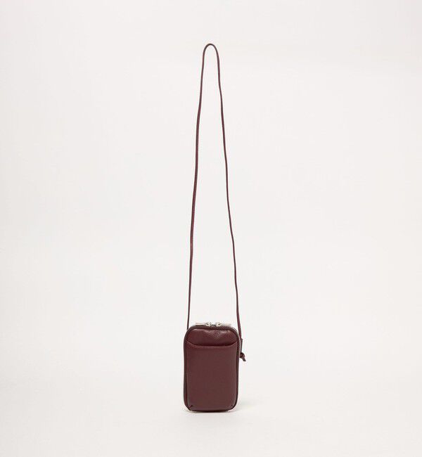 BEAUTY&YOUTH UNITED ARROWS「レザー ジップスリム ウォレットショルダー」|財布|