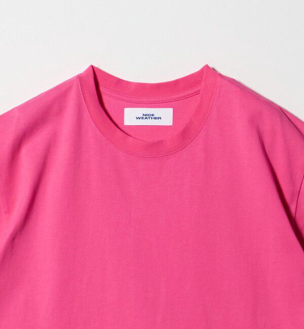 NICE WEATHER「＜NICE WEATHER＞ソリッド ショートスリーブ Tシャツ」|Tシャツ・カットソー|