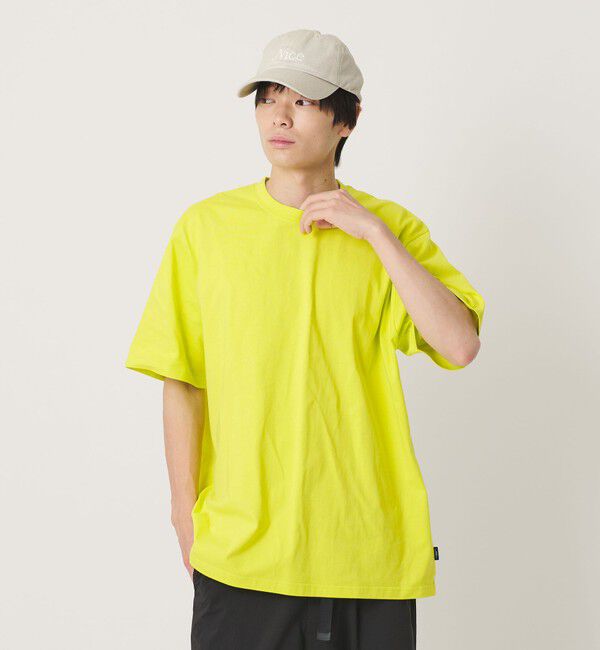 NICE WEATHER「＜NICE WEATHER＞ソリッド ショートスリーブ Tシャツ」|Tシャツ・カットソー|YELLOW