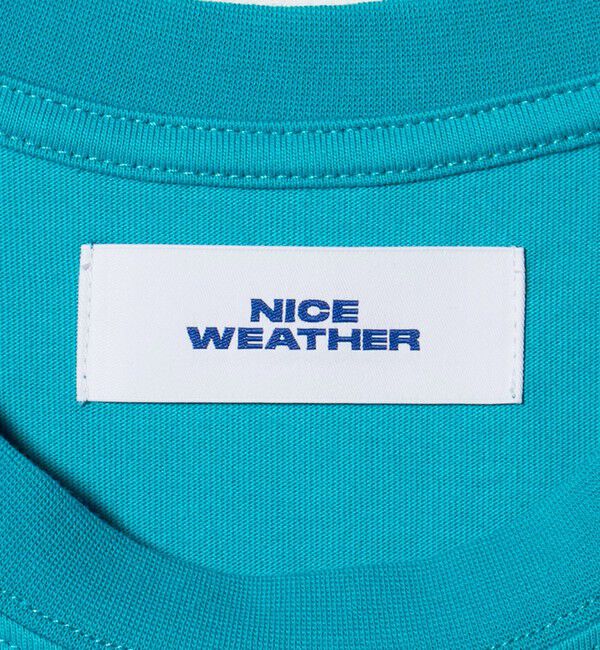 NICE WEATHER「＜NICE WEATHER＞ソリッド ショートスリーブ Tシャツ」|Tシャツ・カットソー|