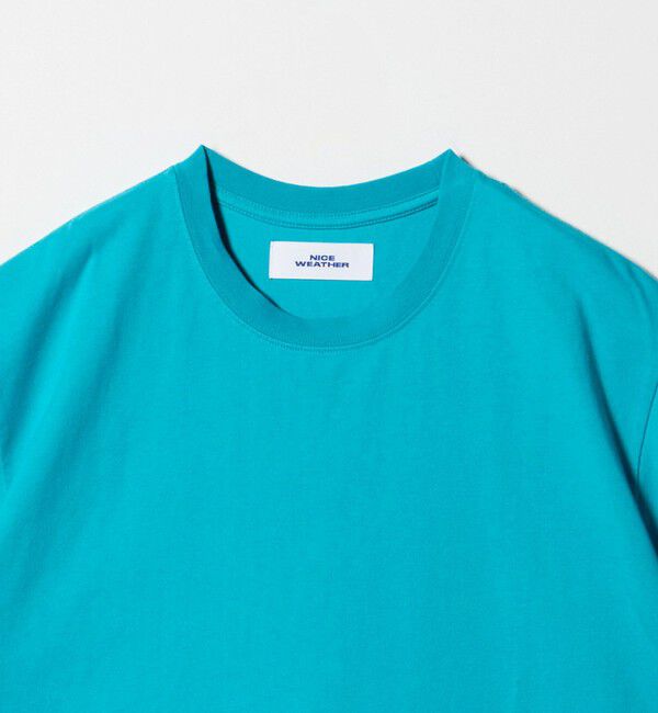 NICE WEATHER「＜NICE WEATHER＞ソリッド ショートスリーブ Tシャツ」|Tシャツ・カットソー|