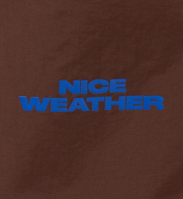 NICE WEATHER「＜NICE WEATHER＞ナイロン ロゴ ミニワンショルダーバッグ 2」|その他|