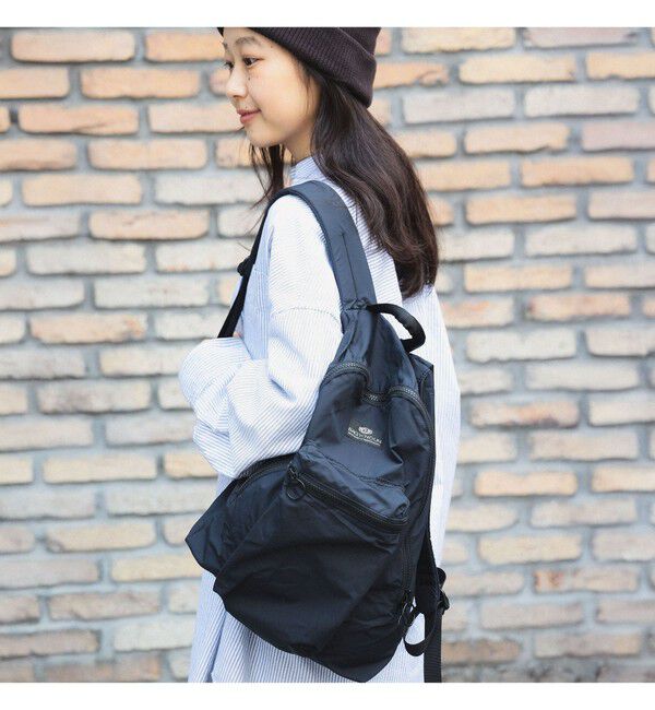 BEAMSBOY「BAG'n'NOUN / DAY PACK MAT」|トートバッグ|BLACK