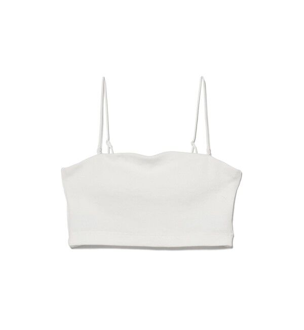 Ray BEAMS 「テレコ バンドゥ キャミソール」|キャミソール|WHITE