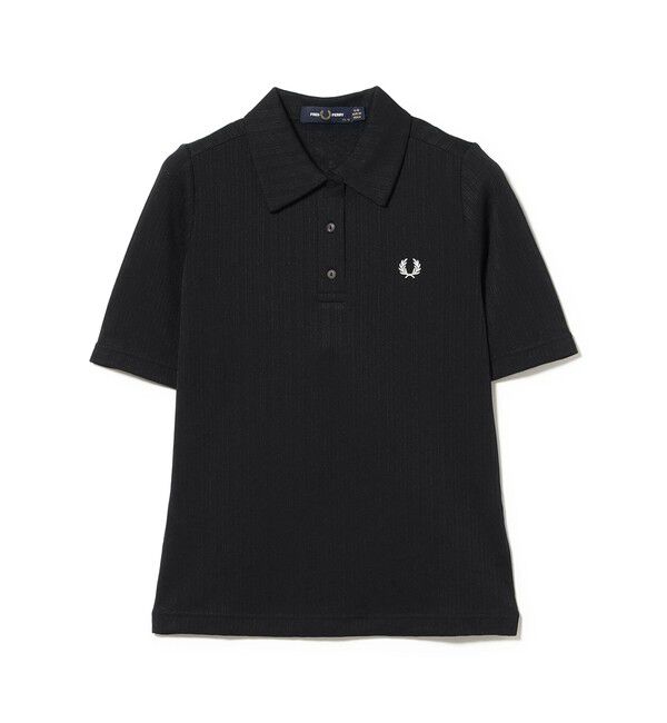 Ray BEAMS 「FRED PERRY / シアー リブ ポロシャツ」|ポロシャツ|BLACK