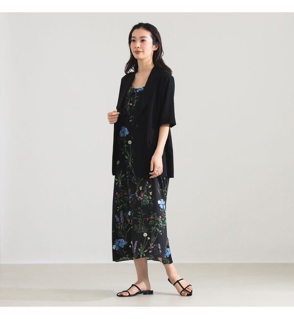 Demi-Luxe BEAMS 「シアー ハーフスリーブ ジャケット」|ダッフルコート|
