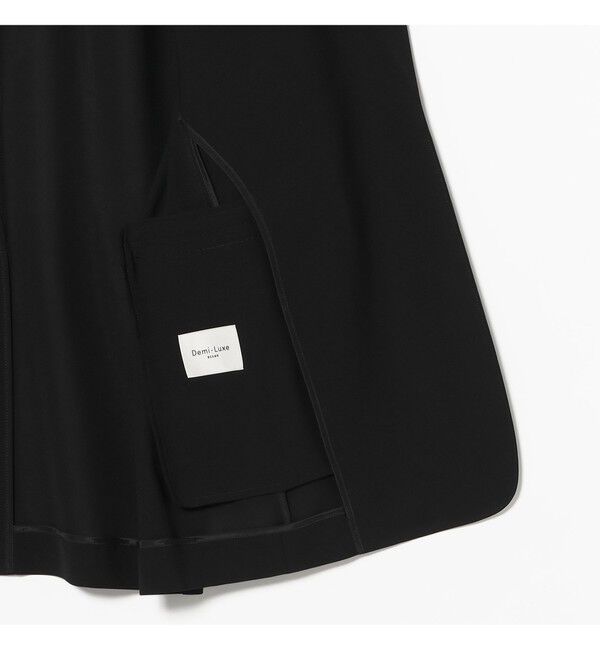 Demi-Luxe BEAMS 「シアー ハーフスリーブ ジャケット」|ダッフルコート|