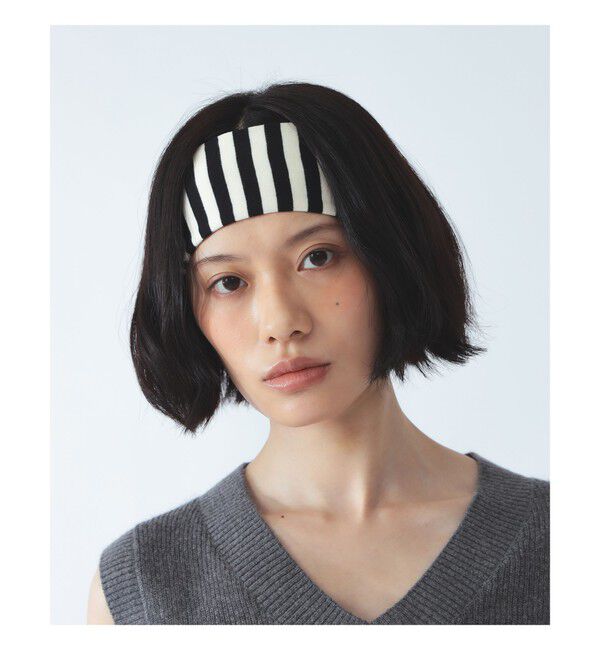 Ray BEAMS 「ボーダー ヘアバンド」|ヘアバンド|