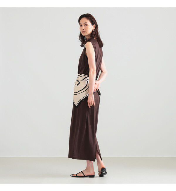 Demi-Luxe BEAMS 「ウォッシャブル ウール ノースリーブ ワンピース」|ワンピース|BROWN