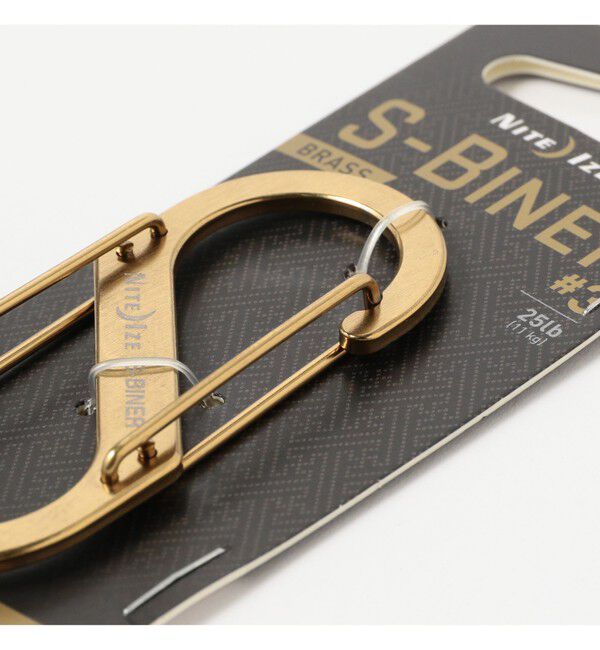bPr BEAMS「NITE IZE / S-BINER BRASS」|キーケース|