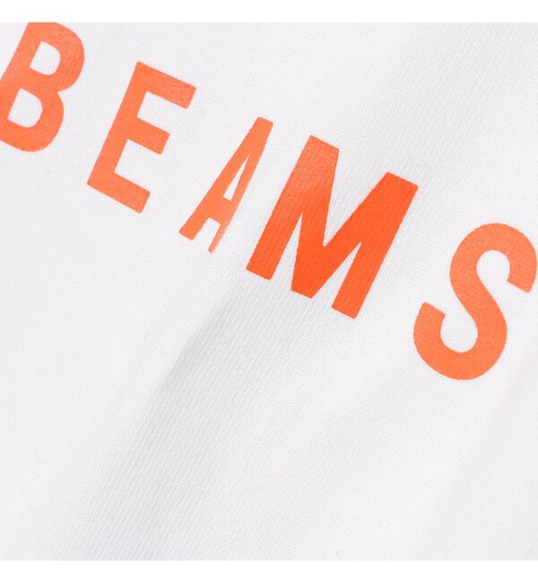 BEAMS「BEAMS｜BEAMS ロゴ Tシャツ ①｜ 半袖 Tシャツ｜ロゴT プリント｜ベーシックフィット」|Tシャツ・カットソー|