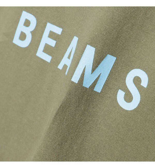 BEAMS「BEAMS｜BEAMS ロゴ Tシャツ ①｜ 半袖 Tシャツ｜ロゴT プリント｜ベーシックフィット」|Tシャツ・カットソー|