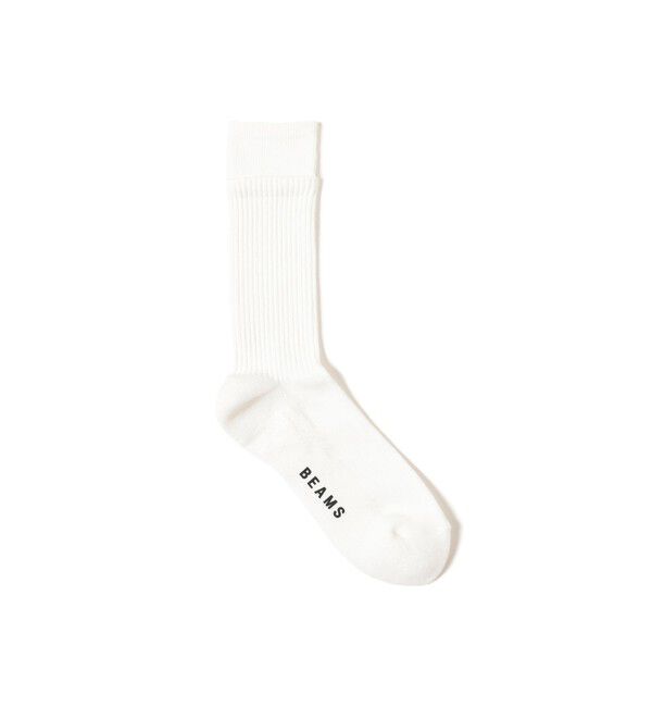 BEAMS「フェイク レイヤード ソックス」|ソックス|WHITE