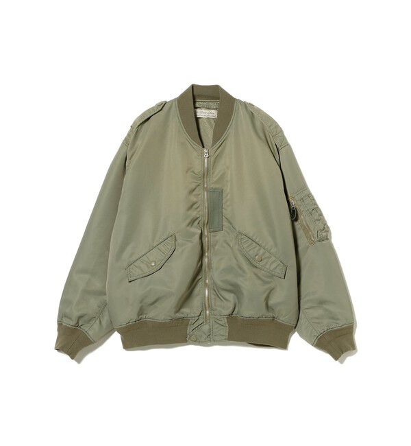 BEAMS PLUS「【別注】REMI RELIEF / L-2B Flight Jacket」|ブルゾン・スタジャン|OLIVE