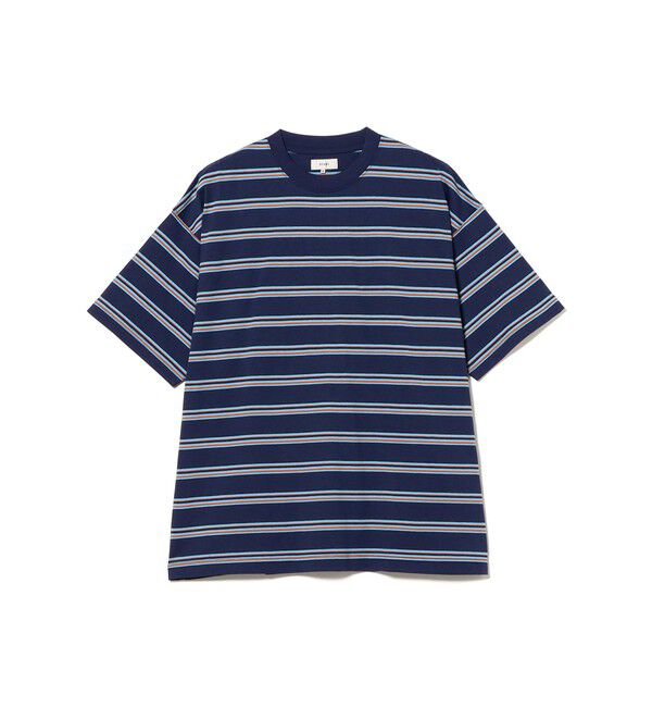 BEAMS「BEAMS｜ルーズ ボーダー Tシャツ」|Tシャツ・カットソー|BLUE
