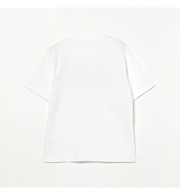 BEAMS「BEAMS｜【別注】Champion / BEAMS Logo T-shirt｜ Tシャツ｜サステナブル アメリカ綿100%」|Tシャツ・カットソー|