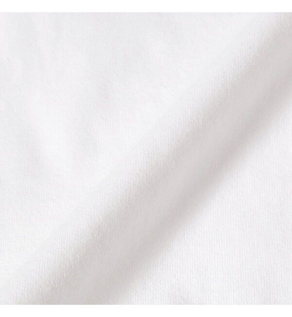 BEAMS「BEAMS｜【別注】Champion / BEAMS Logo T-shirt｜ Tシャツ｜サステナブル アメリカ綿100%」|Tシャツ・カットソー|