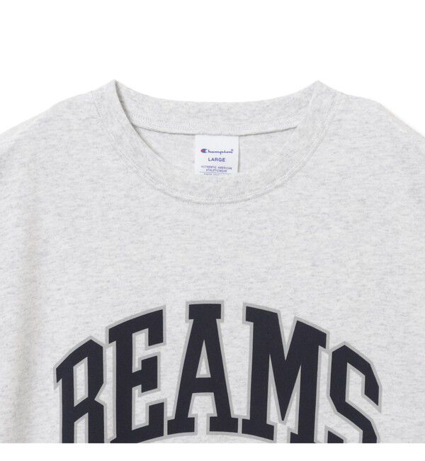 BEAMS「BEAMS｜【別注】Champion / BEAMS Logo T-shirt｜ Tシャツ｜サステナブル アメリカ綿100%」|Tシャツ・カットソー|