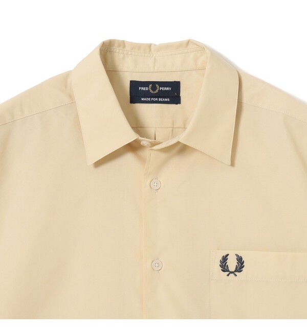 BEAMS「BEAMS｜【別注】FRED PERRY / Broad Short Sleeve Shirts｜半袖｜ブロード生地 上品｜別注 」|シャツ・ブラウス|