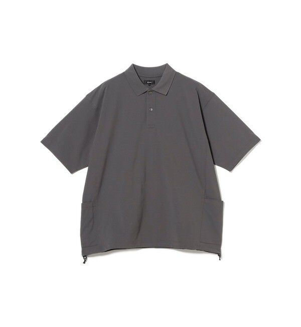 BEAMS「BEAMS｜サイド ポケット ポロシャツ｜吸湿速乾｜ストレッチ｜テックポロ｜オンオフ兼用」|ポロシャツ|