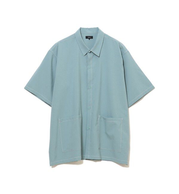 BEAMS「ダブル ポケット ステッチ シャツ 【ワイドフィット】」|シャツ・ブラウス|