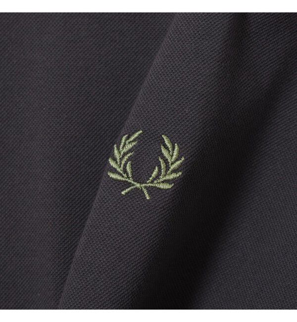 BEAMS「BEAMS｜【別注】FRED PERRY / Oversized Tipped Pique T-shirt｜Tシャツ｜半袖 鹿の子素材」|Tシャツ・カットソー|