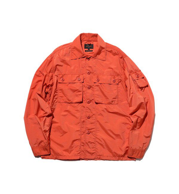 BEAMS PLUS「MIL SHT-JAC NYCO Rip stop Pigment Dye」|ブルゾン・スタジャン|