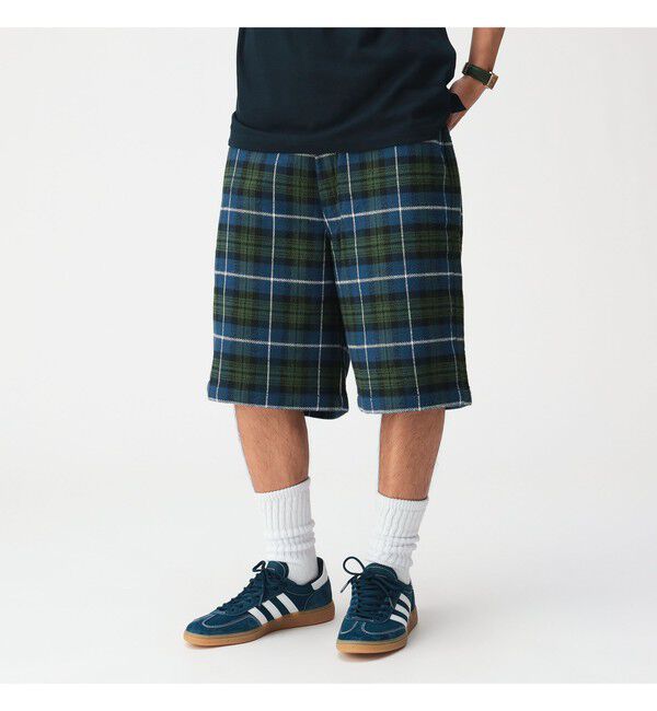 BEAMS「【別注】Dickies / チェック ショーツ」|その他|GREEN