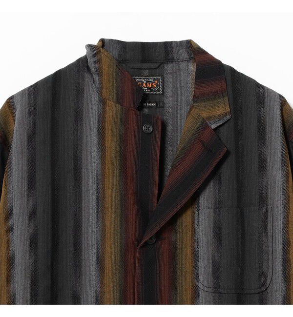 BEAMS PLUS「4B Cuffs Jacket Ombre Stripe」|テーラードジャケット|