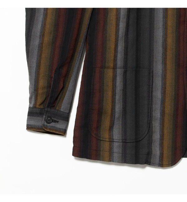 BEAMS PLUS「4B Cuffs Jacket Ombre Stripe」|テーラードジャケット|