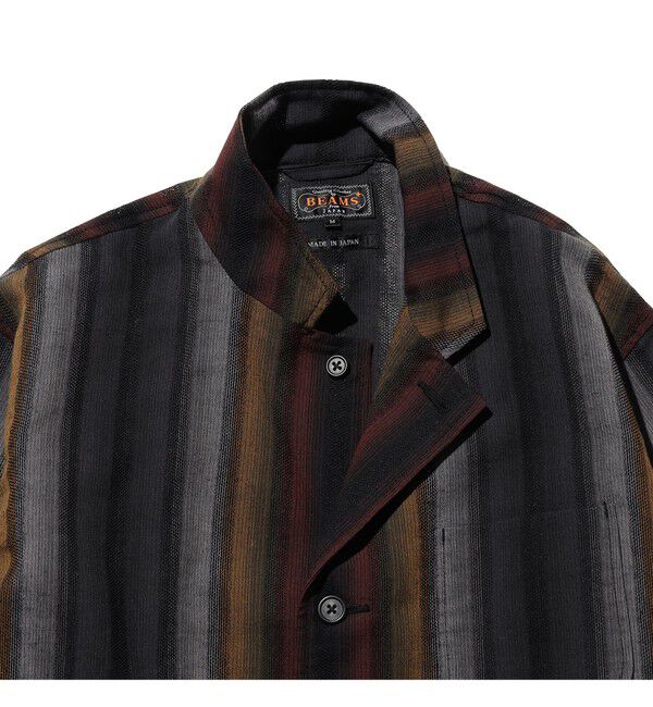 BEAMS PLUS「4B Cuffs Jacket Ombre Stripe」|テーラードジャケット|