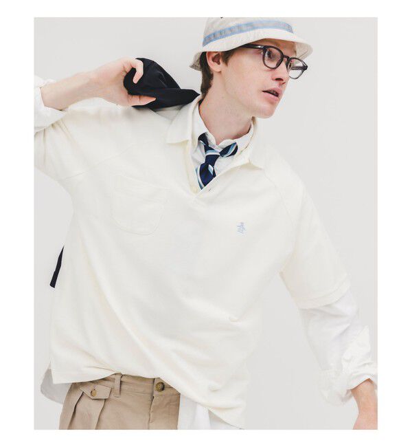 BEAMS PLUS「【別注】Munsingwear / Golf Polo Shirt」|ポロシャツ|Way-Out_White